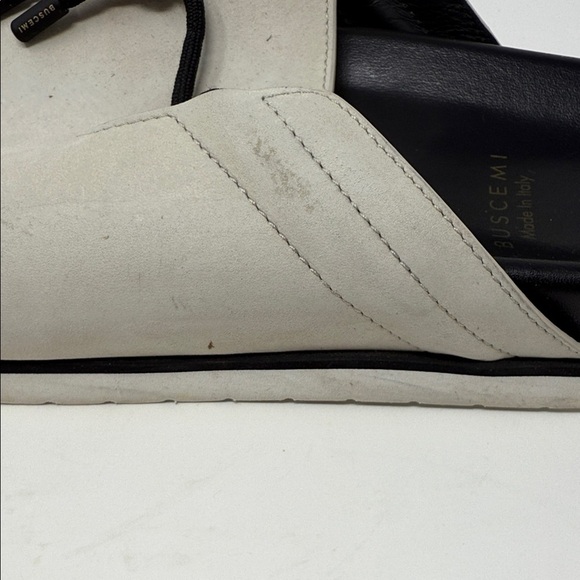 Buscemi White Slip-On Loafers main image 6